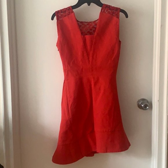 Maje Structured / Asymmetrical Dress - Picture 2 of 5